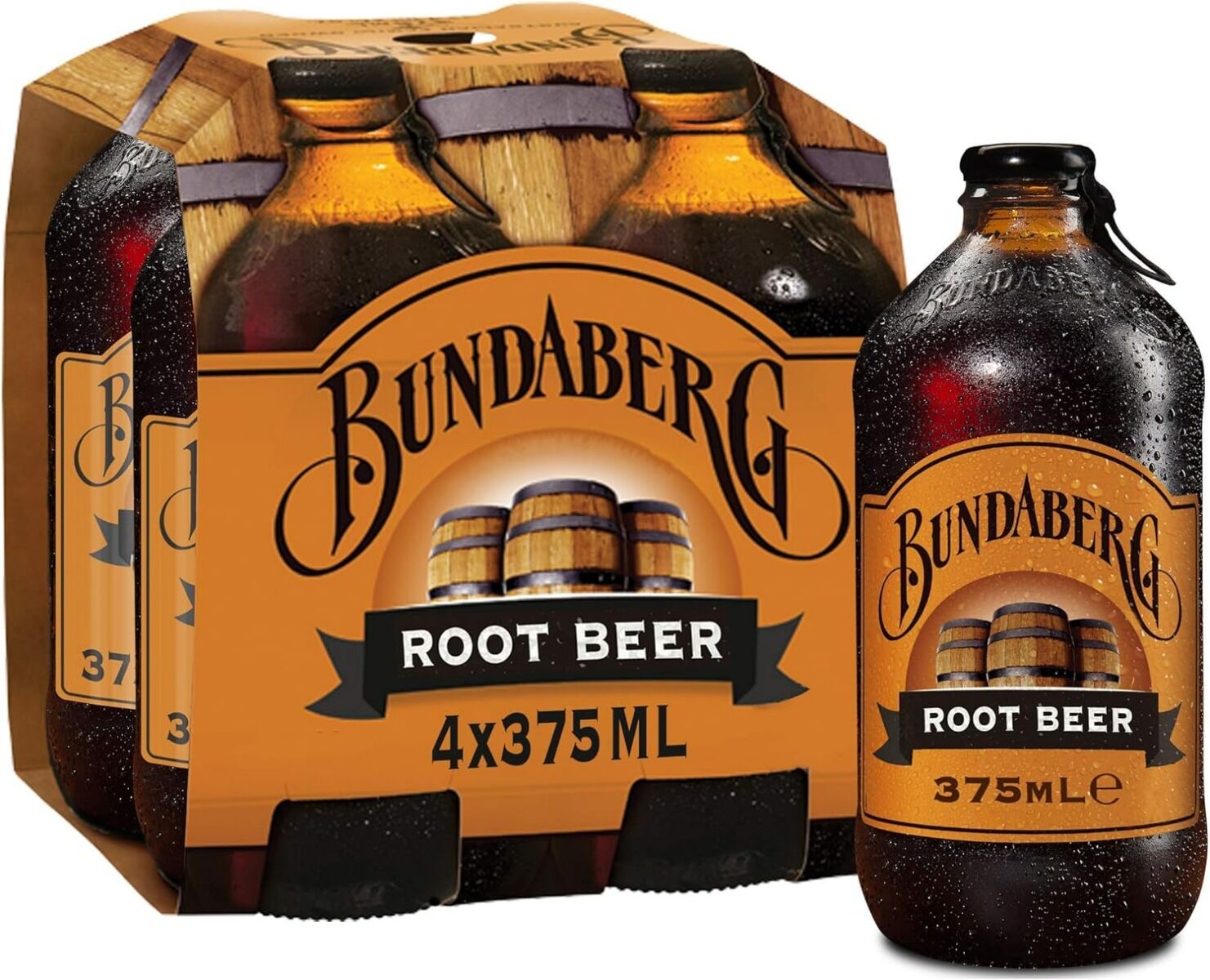 Bundaberg Handcrafted Australian Root Beer 12 X 375ml Bottles